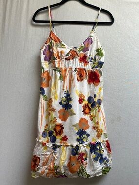 American Eagle floral print mini sun dress Sz 10